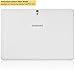 ArmorSuit MilitaryShield - Samsung Galaxy Tab Pro 10.1 Screen Protector + White Carbon Fiber Full Body Skin Protector / Front Anti-Bubble Ultra HD - Extreme Clarity & Touch Responsive Shield with Lifetime Replacement Warranty