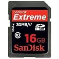 SanDisk 16gb Extreme 30MB/s Edition SDHC High Performance Card