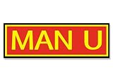 MAN U (Manchester United) Bumper Sticker