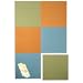 FLOR Carpet Tile 6-pk. - Bright Solids