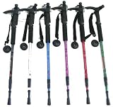 Product details for 54 to 26 Inch Foldable Hiking Walking Stick Cane Light