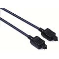 Hama Audio-Lichtleiter-Kabel (ODT-Stecker, Toslink, 1,5m) [Amazon Frustfreie Verpackung]