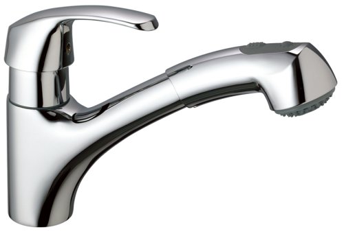 GROHE 32 999 000 Alira Pull-Out Spray Kitchen Sink Faucet, Chrome