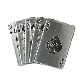 Royal Flush Belt Buckle