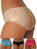 Low Rise Padded Panty Butt Booster Booty Enhancer Size Medium Color Nude Beige