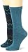 Goodhew Women's Two Pack Zig Zag and Skinny Minnie Sock