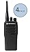4 Pack of Motorola CP200d UHF Two Way Radios