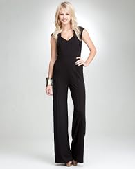 Kristie Ruched Shoulder Jumpsuit - PETITES