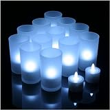 SET OF 12 RECHARGEABLE TEA CANDLE BATTERY LIGHTS ** IDEAL FOR WEDDINGS, HOMES, RESTAURANTS, ETC ** FITTED WITH WHITE LED / FLAME TO CREATE A BEAUTIFUL EFFECT SET OF 12 RECHARGEABLE TEA CANDLE BATTERY LIGHTS ** IDEAL FOR WEDDINGS, HOMES, RESTAURANTS, ETC ** FITTED WITH WHITE LED / FLAME TO CREATE A BEAUTIFUL EFFECT