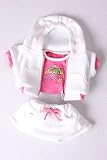20164-Hoodie with Skirt & T-Shirt Clothes for 14" - 18" Stuffed Animals and Dolls
