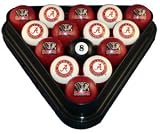 Billiard Pool Ball Set NCAA Team - Alabama