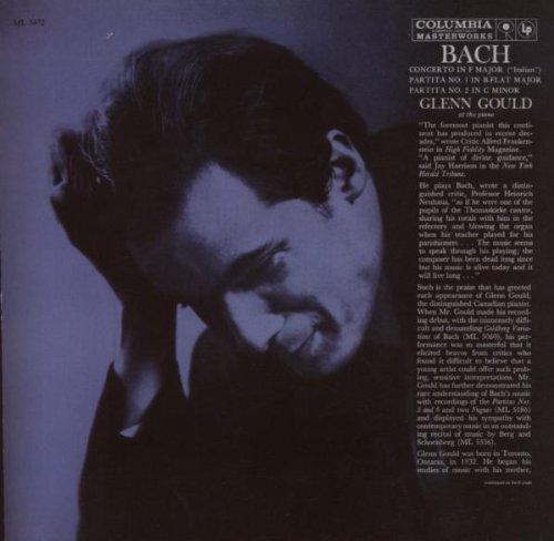 Produkt-Bild: Glenn Gould Jubilee Edition: Bach Italienisches Konzert