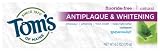 Tom's of Maine Natural Antiplaque Tartar Control Plus Whitening Toothpaste, Spearmint, 6-Ounce Tubes (Pack of 6)