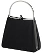 Satin Mini Clutch, Metal Frame, Evening Bag - Matiya (51 5264) Satin Mini Clutch, Metal Frame, Evening Bag - Matiya (51 5264)