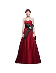 Tulle Floor Length Lace-Up  Sweetheart 2015 Bridesmaid Dress/Prom Dress  With a Bow(s)