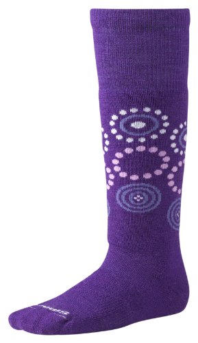 Smartwool Kid's Wintersport Dot Socks - Grape M