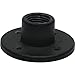 Progress Lighting P8672-31 Miniature Pedestal Mount Powder-Coat Painted Cast Metal Flanged Base, Black