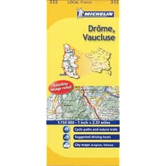 Michelin Map France: Drme, Vaucluse 332