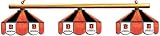 Cincinnati Bengals Pool Table Light - Stained Glass Shades