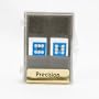1 Pair, 14mm Precision Backgammon Dice, Dark Blue