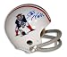 Stanley Morgan New England Patriots Throwback Mini Helmet Autographed