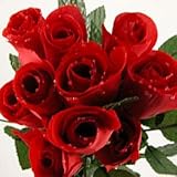 Artificial Red Silk Roses