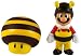 Nintendo Super Mario Galaxy 2 - Mini Figurine 2 Pack - Bee Mario/Bee Mushroom