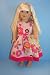 Butterflies and Flowers Dress Designed for 18 Inch Doll Like the American Girl Dolls