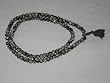 Meditation Gift- Om Bone Mantra Full Japa Mala Prayer Beads (108+1)