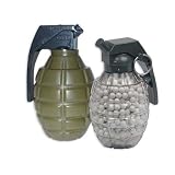 TSD Grenade-shaped feeder 6mm plastic airsoft BBs, 0.20g, 800 rds, white