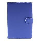 Bundle Monster Amazon Kindle 2 Ebook Synthetic Leather Opening Case Cover Jacket with Interior Compartments – Blue