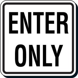 Amazon.com : Enter Only Sign : Office Products