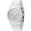 Michael Kors Watches Oversized White PU Runway