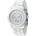 Michael Kors Watches Oversized White PU Runway