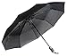 RainStoppers 68-Inch Oversize Windproof Golf Umbrella (Solid Black)