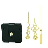 Clock Movement Quartz Square Fancy Gold Hand Shaft 3/4" Kit Made in USA