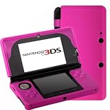 Shop4 Hot Pink Flexible Silicone Skin Cover Case for Nintendo 3DS Console