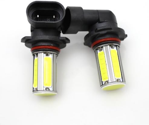 JLC - 2 Pieces 9005 HB3 9145 H10 18w COB chip Light Bulbs - XENON WHITE