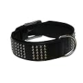 Nobby 78497-05 Leder Halsband "VINTO" L: 60 cm, B: 50 mm, schwarz