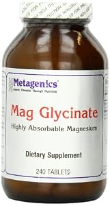 Metagenics Mag Glycinate Tablets, 240 Count