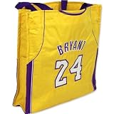 LOS ANGELES LAKERS KOBE BRYANT JERSEY CANVAS TOTE BAG