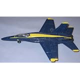 Diecast ERTL U.S. Navy Blue Angels Aircraft, Retractable Landing Gear