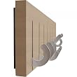 hall mirror and coat rack