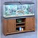 Aquarium Stand - For 55 Gallon Tank (Cherry/Black) (24 3/8"H x 50"L x 15 3/8"W)