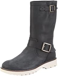 ESPRIT Milla Buckle Bootie X05580, Damen Stiefel, Schwarz (black 001), EU 41
