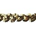Sequin Trim Belagio Enterprises 1-Inch Polyester Non Stretch (10 Yard Roll) | BQ-301-10 Gold