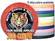 Custom Poker Chips: Put your image, Promotional Logo, or Design on a chip - 300 Full Color Authentic Casino Clay poker chips Custom Poker Chips: Put your image, Promotional Logo, or Design on a chip - 300 Full Color Authentic Casino Clay poker chips