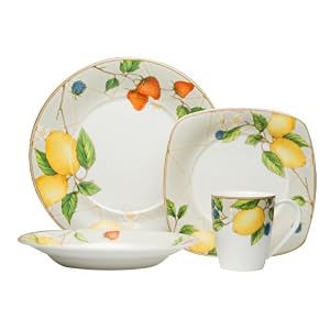 Fruit Salad 16-Piece Dinner Set by Red Vanilla