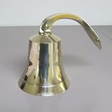 Solid Brass Bell with Wall Mount, 4