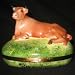 Chamart Limoges Porcelain Hand Painted Hinged Box - Cow